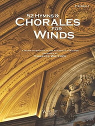 52 Hymns and Chorales for Winds F Horn 1 band method book cover